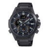 Reloj Edifice con bisel de acero inoxidable chapado en negro.