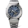 Reloj Casio G-Shock esfera azul marino y exterior acero.