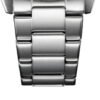 Reloj Edifice con bisel de acero inoxidable plateado.