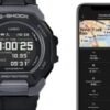 Reloj Casio G-Shock esfera negra con esfera digital y exterior del mismo color.