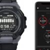 Reloj Casio G-Shock esfera negra con esfera digital y exterior del mismo color.