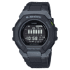Reloj Casio G-Shock esfera negra con esfera digital y exterior del mismo color.