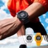 Reloj Casio G-Shock esfera negra con esfera digital y exterior del mismo color.