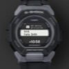 Reloj Casio G-Shock esfera negra con esfera digital y exterior del mismo color.