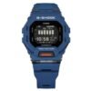 Reloj Casio G-Shock esfera negra y exterior azul.