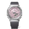 Reloj Casio G-Shock esfera rosa y exterior acero.