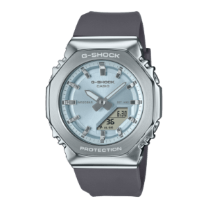 Reloj Casio G-Shock esfera azul y exterior acero.