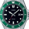 Casio Hombre Reloj MDV-107D-3AVEF Acero inoxidable/Aluminio-Mineral-20 Bar