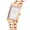 Reloj Daniel Wellington esfera en oro rosa y en blanco y exterior oro rosado.