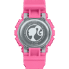 Detalle de la correa rosa y el cierre del G-SHOCK Barbie GMA-S110BE-4AER.