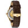 Parte trasera del Bulova 97A138 con mecanismo automático visible.