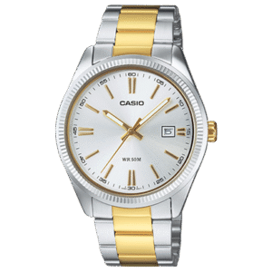 Reloj Casio LTP-1302PSG-7AVEG bicolor mujer esfera blanca
