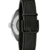 Correa de cuero negra del Bulova Lunar Pilot Meteorite.