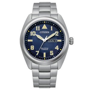 Esfera azul del Citizen BM8560‑88L.