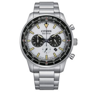 Esfera plateada del Citizen CA4500‑91A
