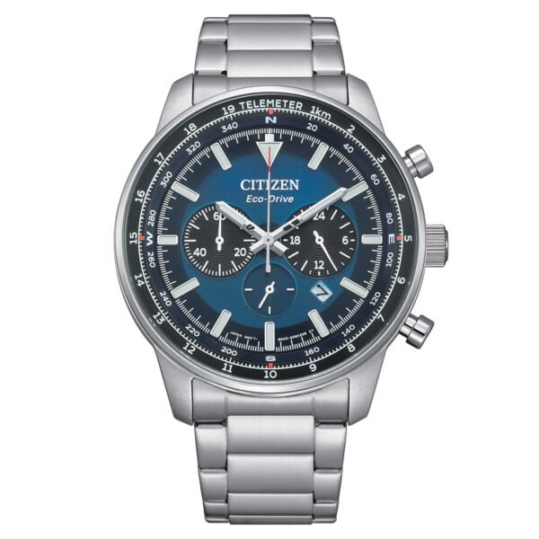 Esfera azul cronógrafo del Citizen CA4500‑91L