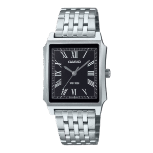 Esfera negra y pulida del Casio MTP-B190D-1BVEF