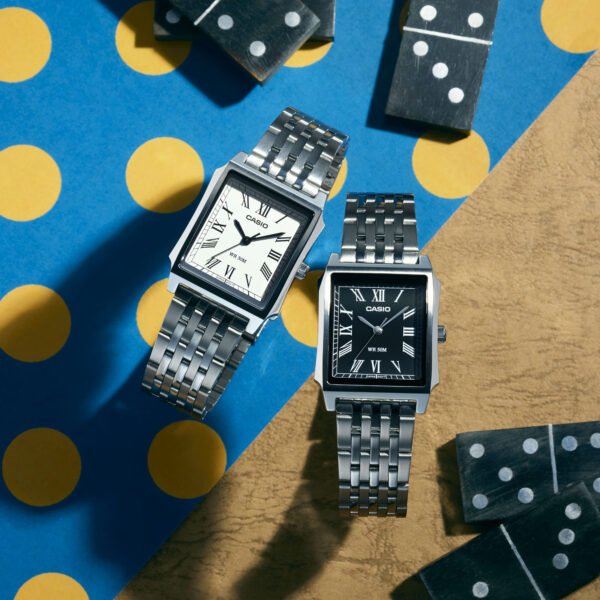 Pulsera y cierre desplegable – modelo MTP‑B190D‑1BVEF Pulsera metálica con cierre del Casio MTP-B190D-1BVEF