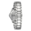 Vista general del diseño de acero inoxidable del Bulova 96P248.