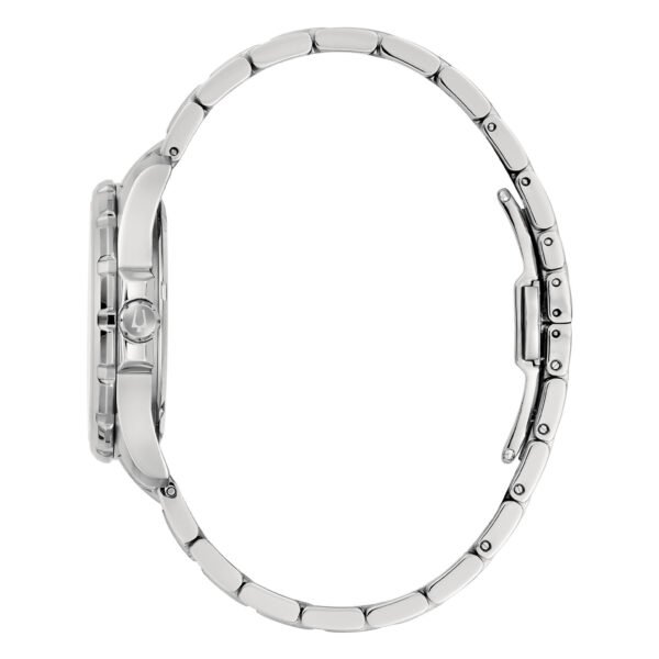 Diamantes como marcadores – Ref. 96P248 Primer plano de los marcadores de diamantes en el Bulova 96P248.