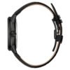 Correa de piel negra del reloj Bulova 98A283