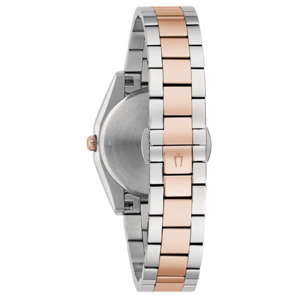 Vista del brazalete bicolor Brazalete bicolor del reloj Bulova 98P207