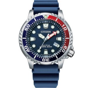 Esfera azul del Citizen BN0168-06L con luminiscencia