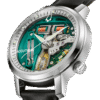 Reloj Accutron 26A211 de diseño clásico con caja de acero inoxidable y esfera elegante.