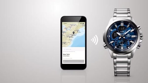 Casio Edifice ECB-30D-2AEF conectado con smartphone