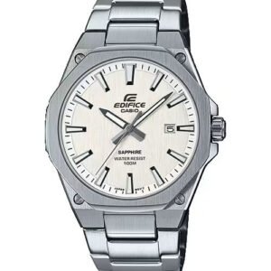 Casio Edifice EFR-S108D-7AVUEF vista frontal esfera blanca