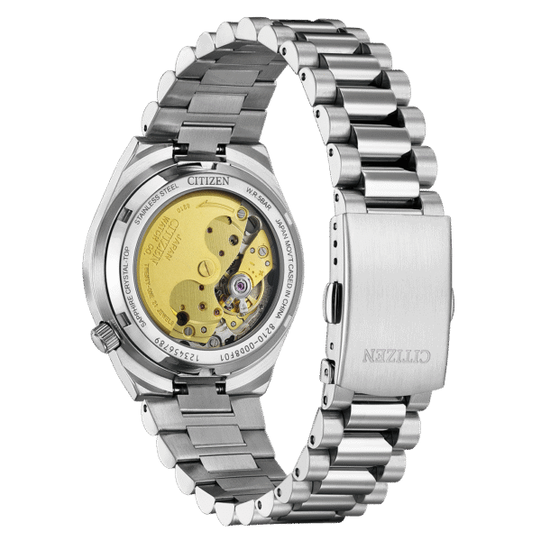 Brazalete metálico con cierre seguro Brazalete metálico del Citizen NJ0200-50E.