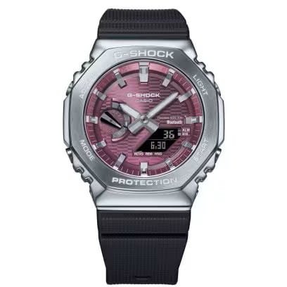 Caja de acero inoxidable y bisel octagonal Caja Casio G-Shock GBM-2100A-4BER