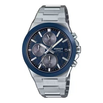 Esfera azul del Casio Edifice EFS-S650D-2AEF.