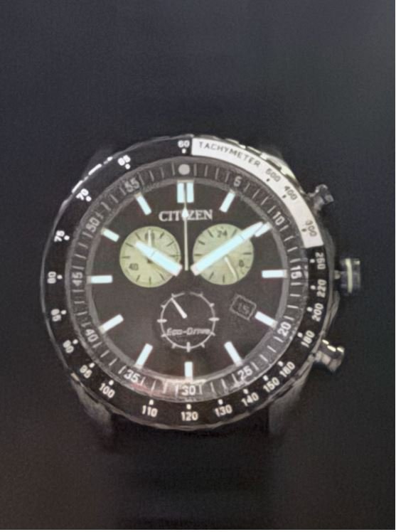 Esfera de noche del Citizen reloj hombre AT2565-05E con correa