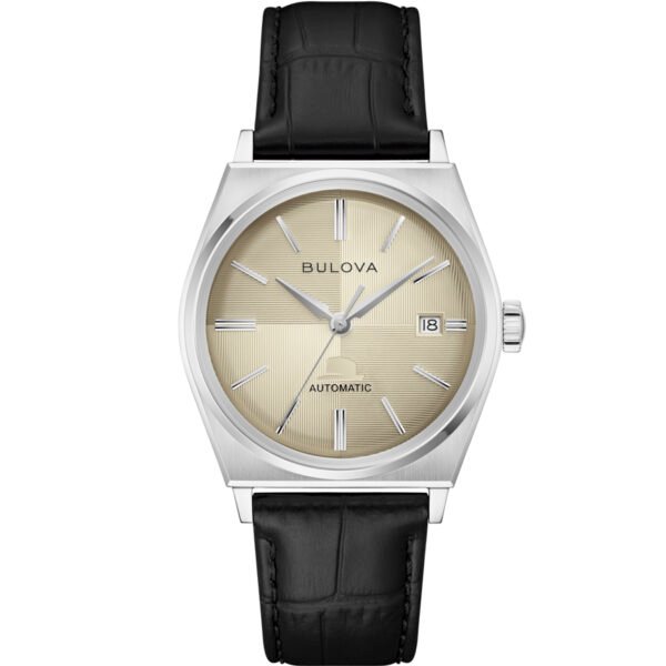 Frontal del Bulova 96B483 Frank Sinatra con esfera beige