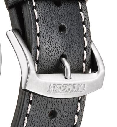 CA0880-58L – hebilla Reloj Aviator Crono de Citizen Eco Drive B612 Blanco y negro