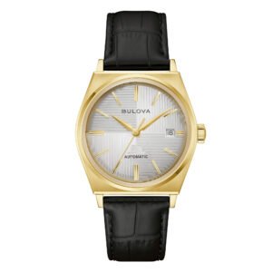 Frontal del Bulova 96B483 Frank Sinatra dorado
