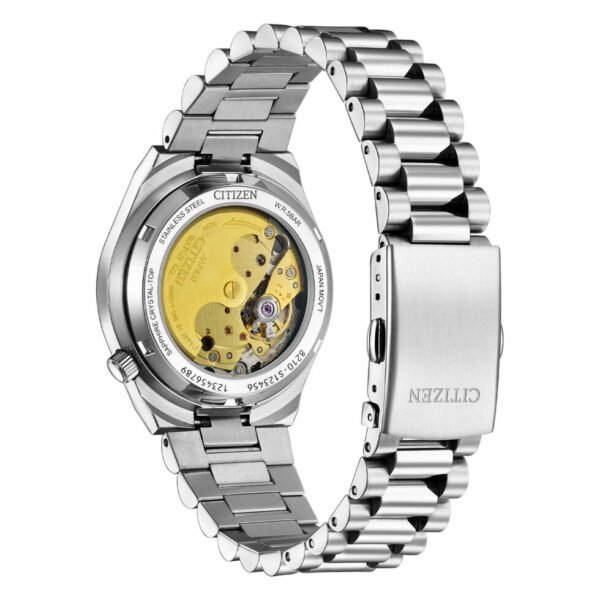 Trasera del reloj Citizen NJ0200-50Z Tsuyosa de la colección Mecánico