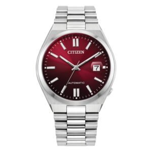Reloj Citizen NJ0150-56W Tsuyosa Automático esfera burdeos vista frontal