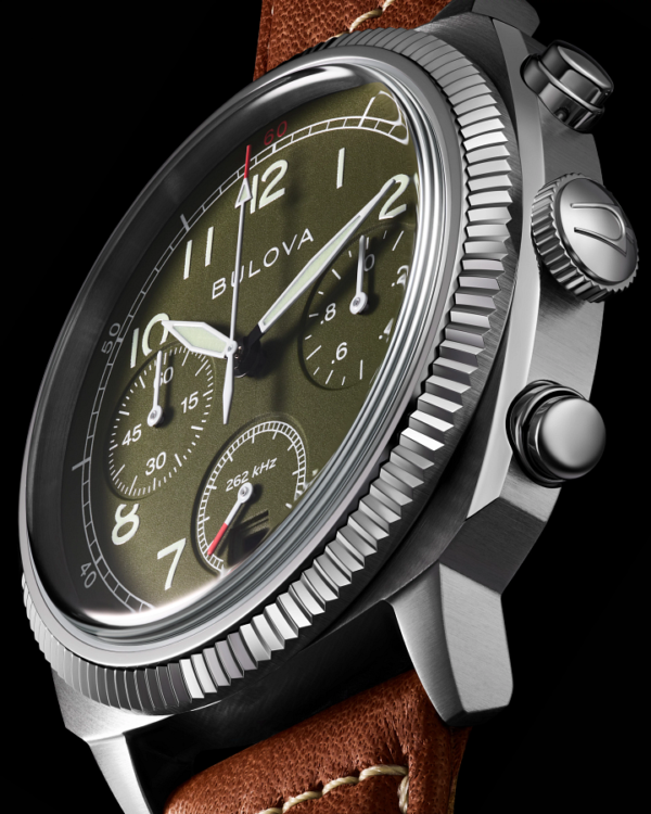 Reloj Bulova 96B482 Military detalle