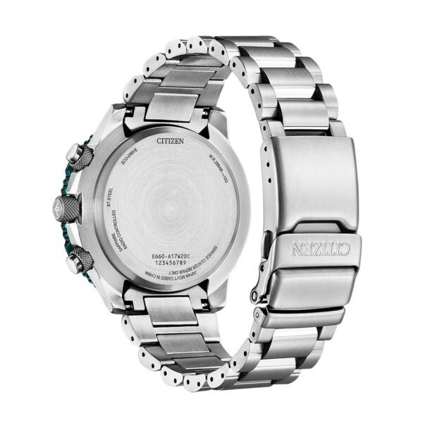 Citizen CB5004-59W tapa trasera Reloj Citizen CB5004-59W vista trasera tapa de acero
