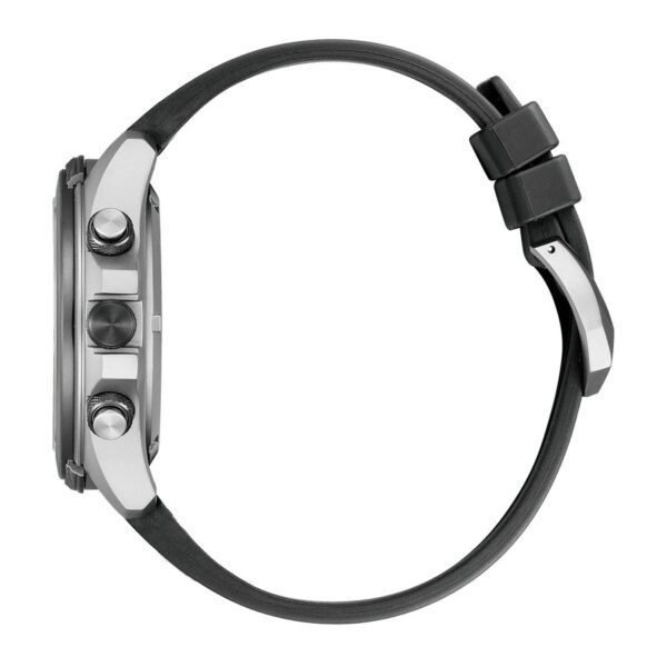 Reloj Citizen JV1007-07E vista de perfil correa negra