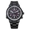 Reloj Citizen CB0245-84E vista frontal esfera negra
