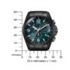 Citizen CB5925-82X detalle Reloj Citizen CB5925-82X detalle esfera verde y bisel
