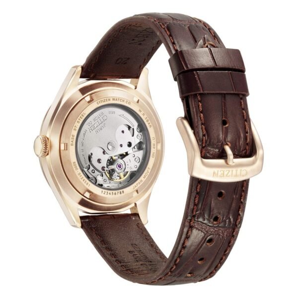 Reloj Citizen NH8393-05A tapa trasera transparente movimiento automático