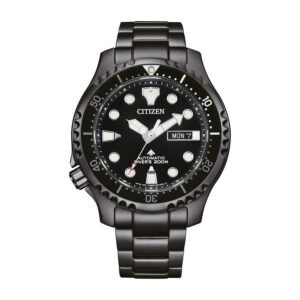 Reloj Citizen NY0145-86E Promaster esfera negra vista frontal