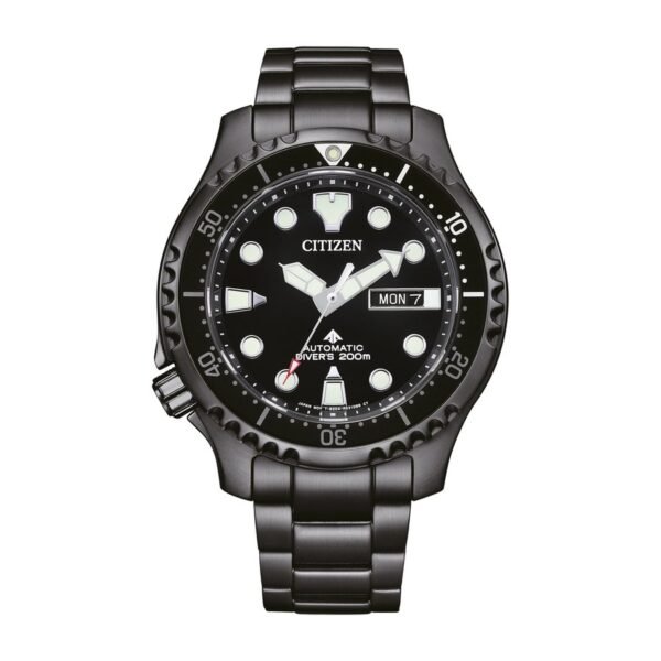 Reloj Citizen NY0145-86E Promaster esfera negra vista frontal