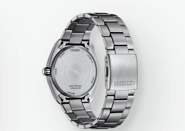 Reloj Citizen AW1900-50X vista trasera completa brazalete titanio
