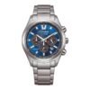 Reloj Citizen CA4750-51L vista frontal esfera azul