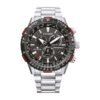 Reloj Citizen CB5001-57E vista frontal esfera negra piloto